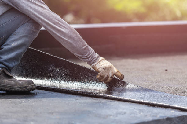 Professional Waterproofing technician working in Audubon, PA